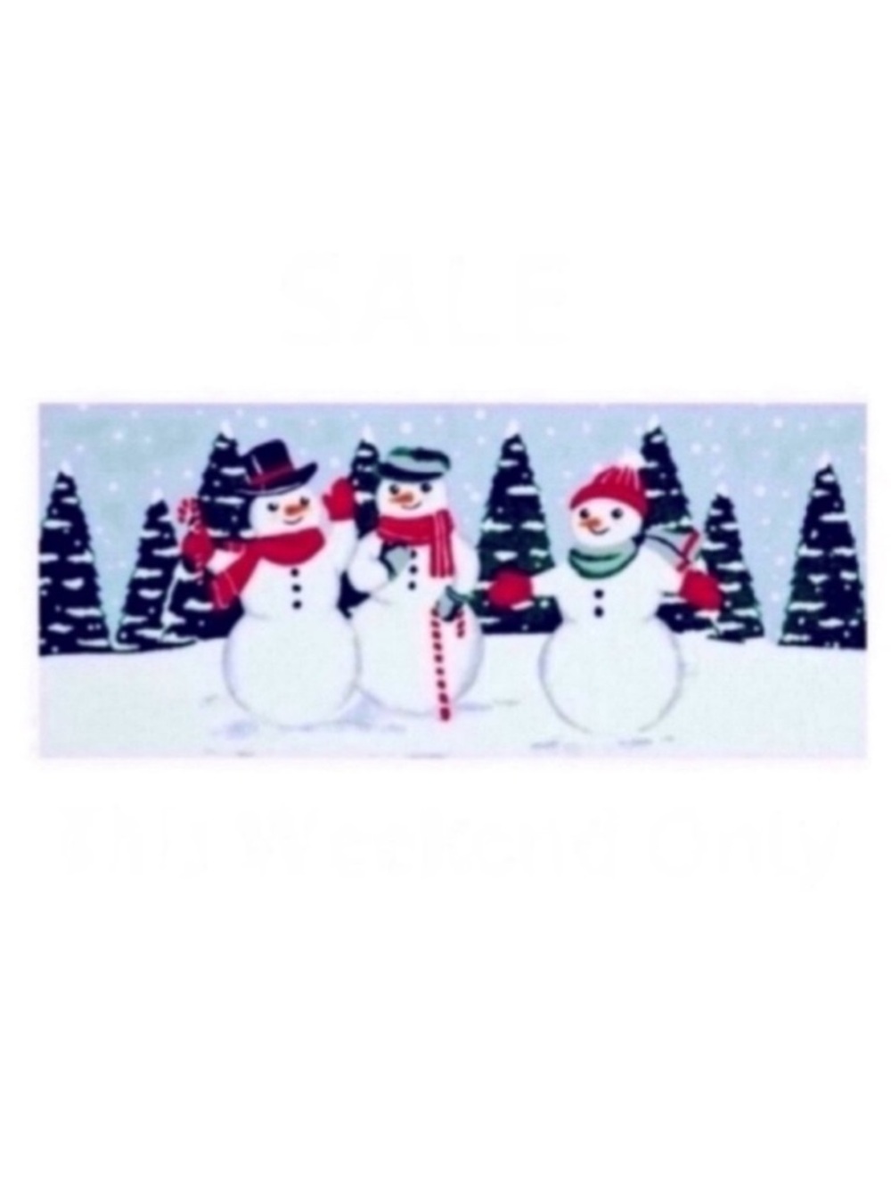 New St. Nicholas Square Snowman Rug